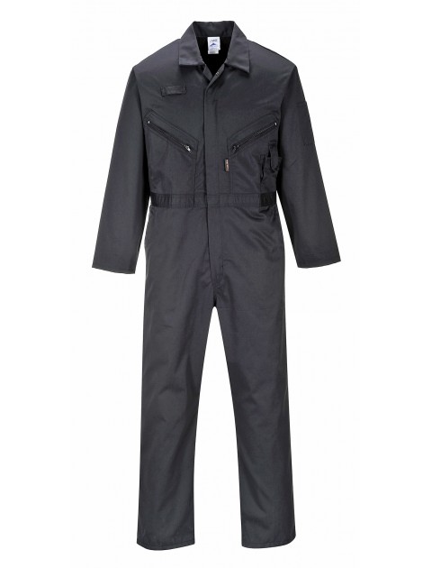 Portwest C813 Liverpool Coverall - Black Clothing